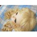 (SHELLY)Crossdress Sweet Girl Resin Half Head Female Cartoon Character Kigurumi Mask With BJD Eyes Cosplay Anime Role Lolita Doll Mask